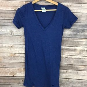 Pink v neck top